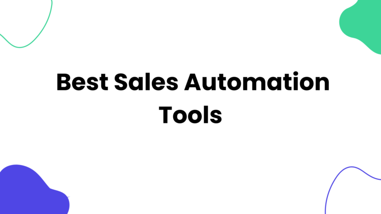 Best Sales Automation Tools