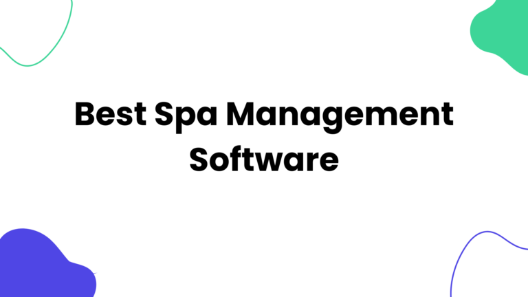 Best Spa Management Software